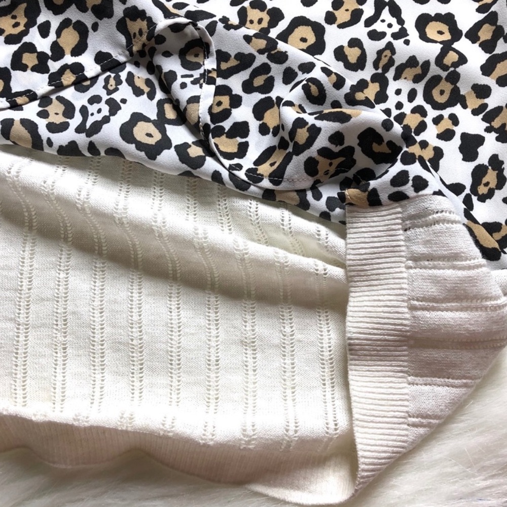 Small Lot of Boho & Animal Print Sleeveless Tops - Picture 8 of 10